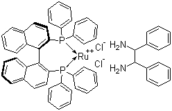 二氯[(R)-(+)-2,2'-二(二苯基膦基)-1,1'-联萘基][(1R,2R)-(+)-1,2-二苯基乙二胺]钌