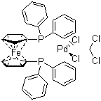 1,1'-Bis(diphenylphosphino)ferrocene-palladium(II)dichloride dichloromethane complex